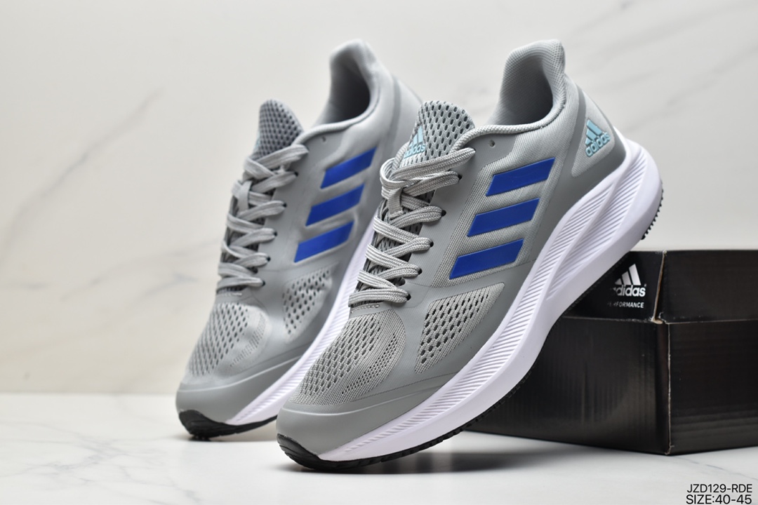 140 阿迪达斯Adidas Questartnd清风系列 贾卡网纱鞋面 跑步鞋