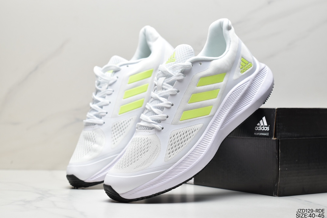 140 阿迪达斯Adidas Questartnd清风系列 贾卡网纱鞋面 跑步鞋