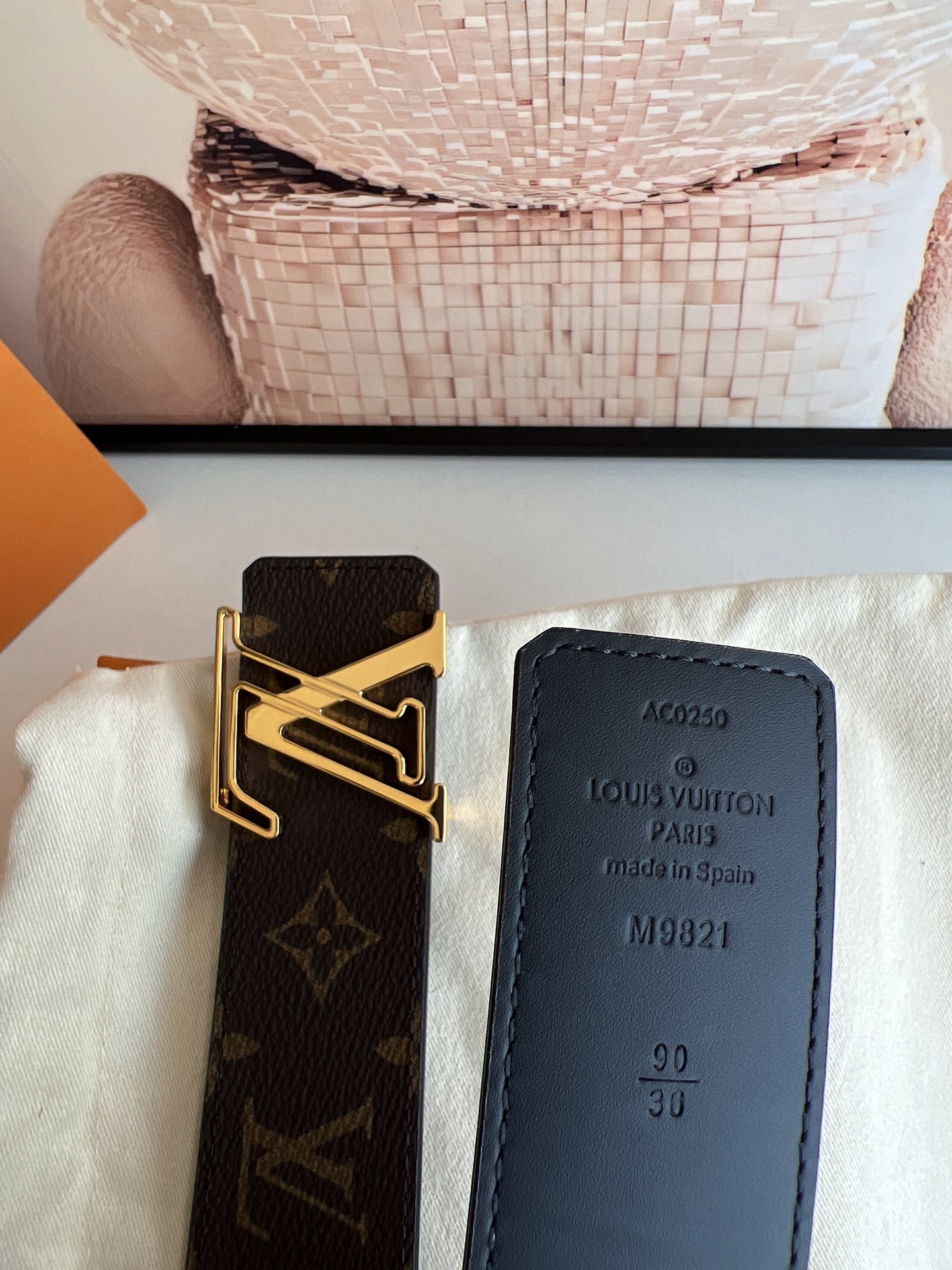 LV/路易威登   2022新款男士商务腰带4.0cm