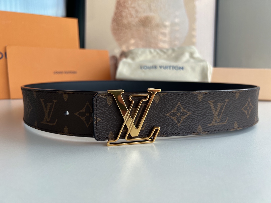LV/路易威登   2022新款男士商务腰带4.0cm