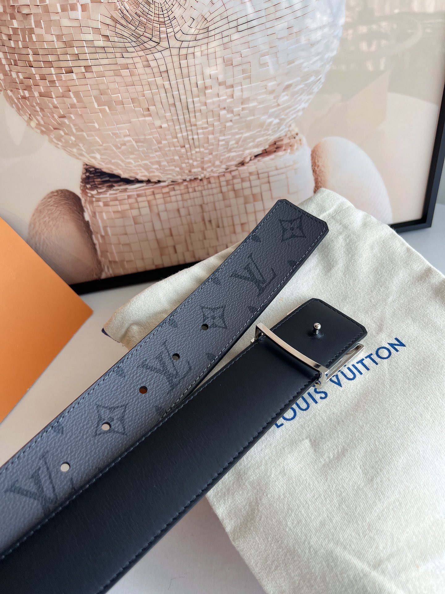 LV/路易威登   2022新款男士商务腰带4.0cm