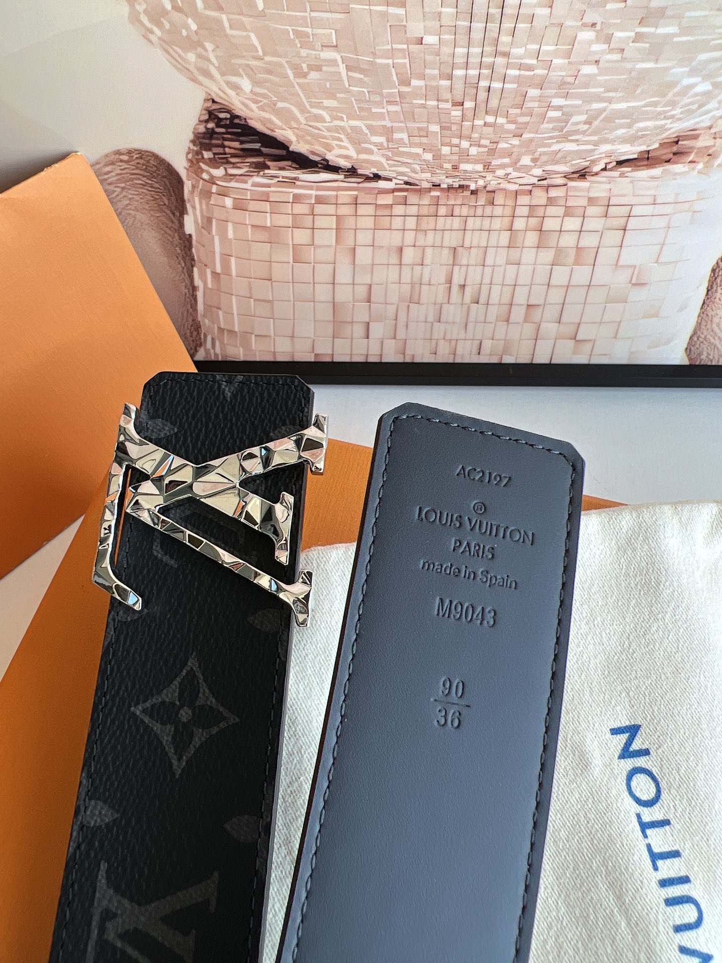 LV/路易威登   2022新款男士商务腰带4.0cm