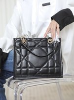Dior Tote Bags Calfskin Cowhide Essential