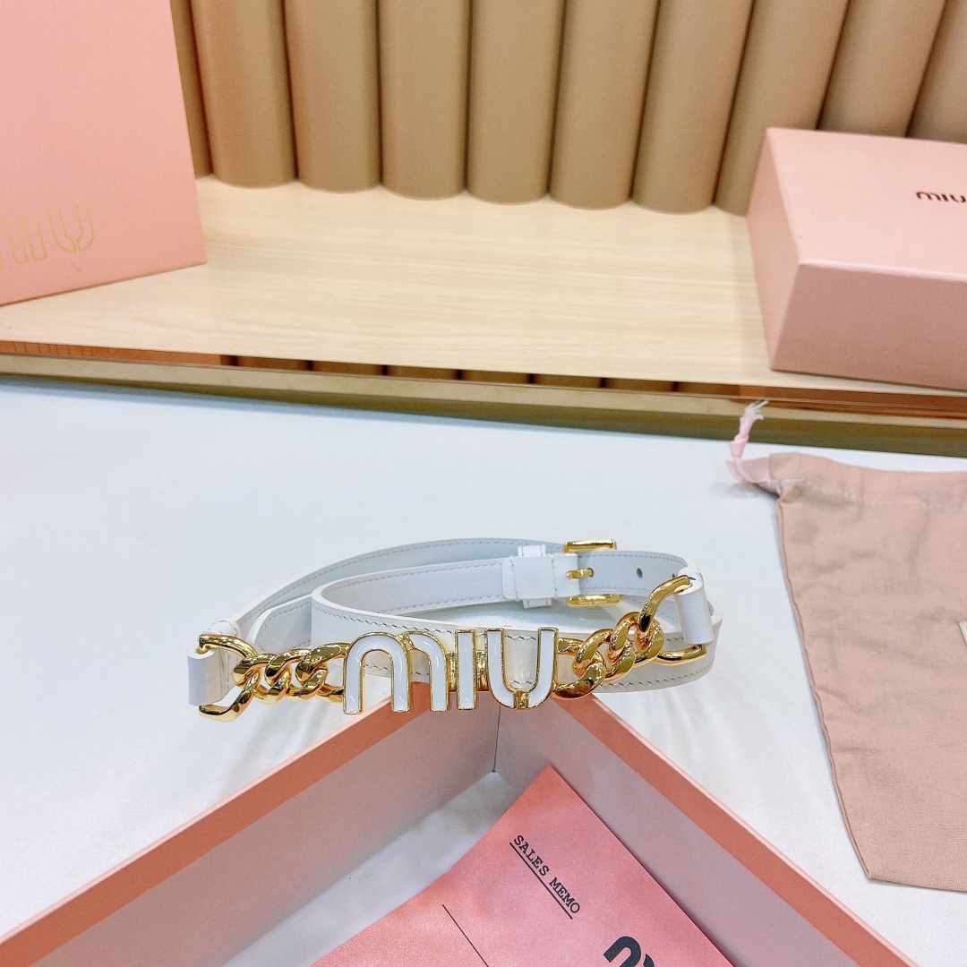 MiuMiuOversize涂珐琅金