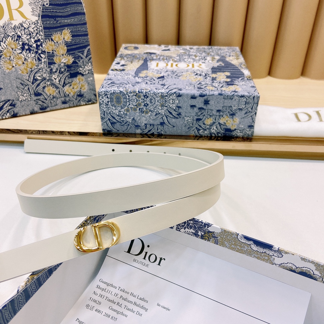 DIOR迪奥1.5Cm宽腰带以经典优