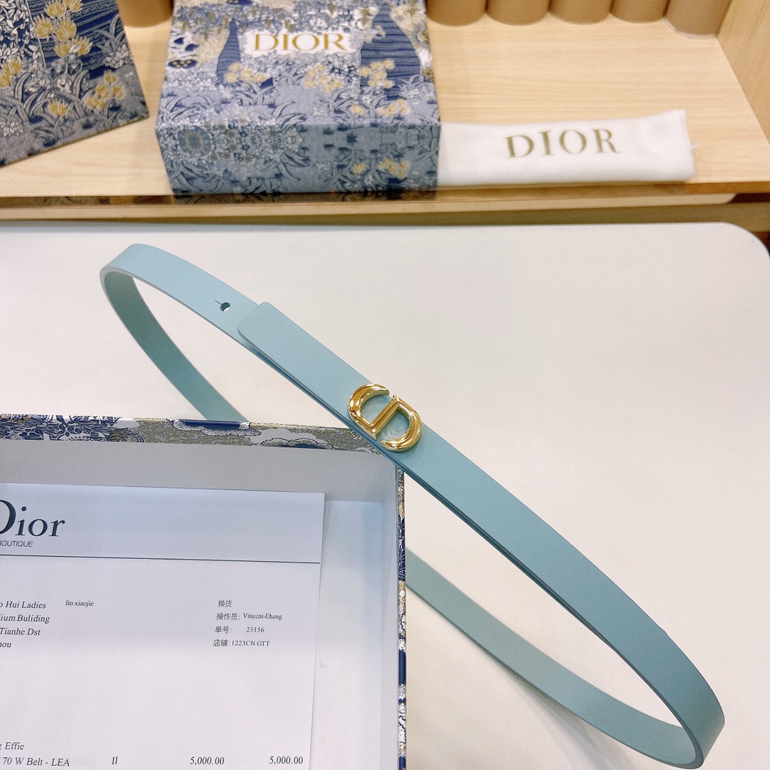 DIOR迪奥1.5Cm宽腰带以经典优