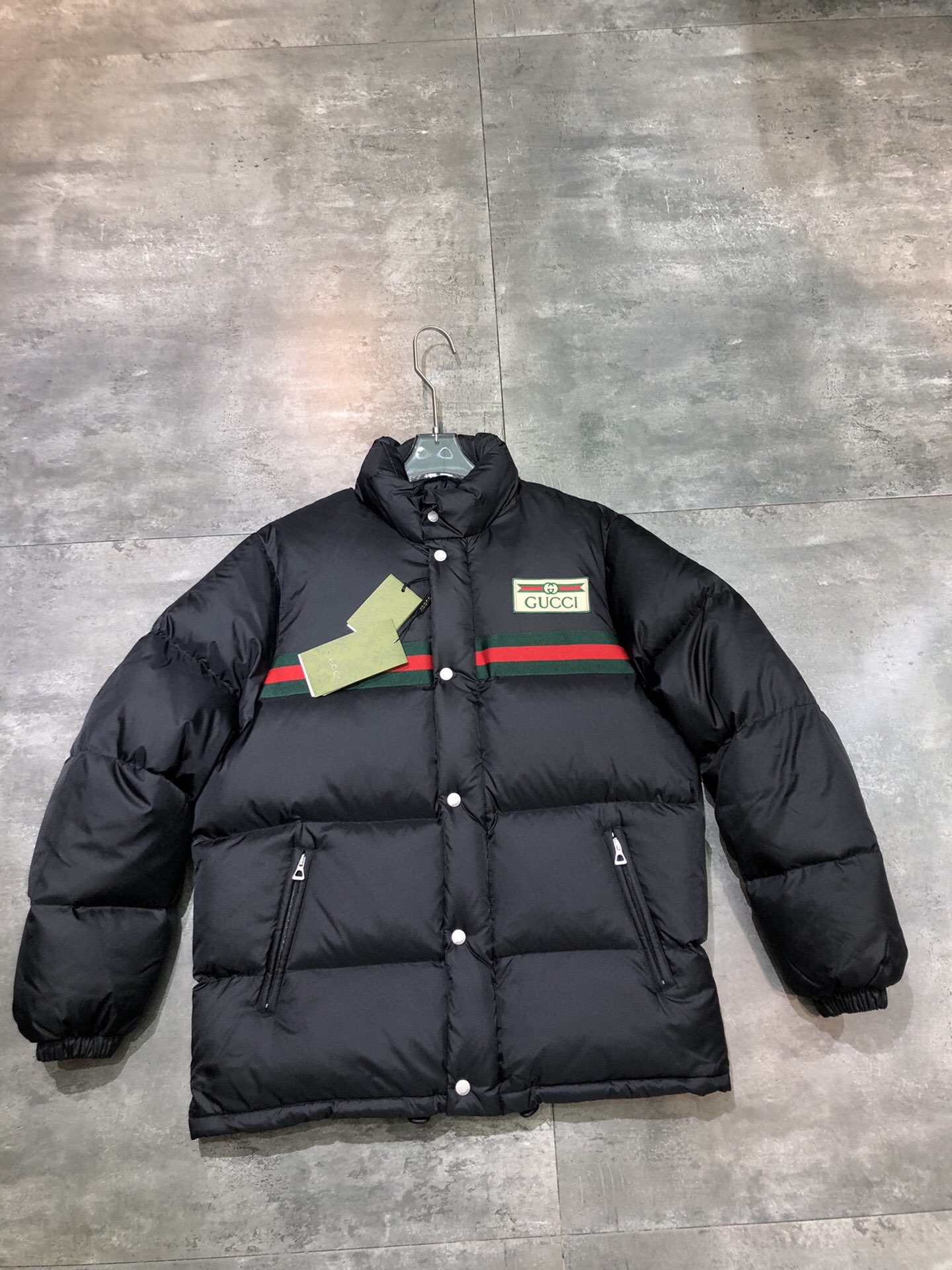 Gucci Clothing Down Jacket Black Unisex Fall/Winter Collection