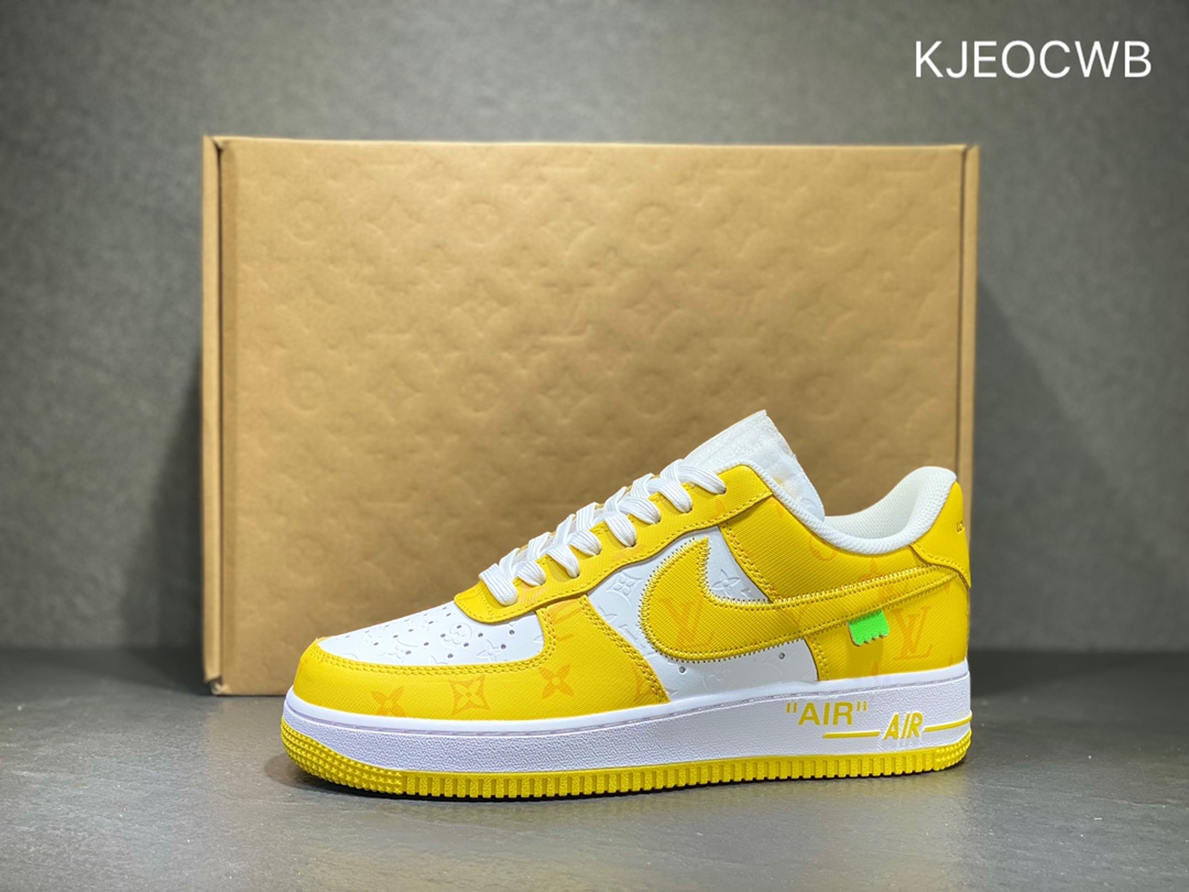 300 Lv x Nike Air Force 1 Low 路易斯威登驴牌LV联名空军一号LD-0212