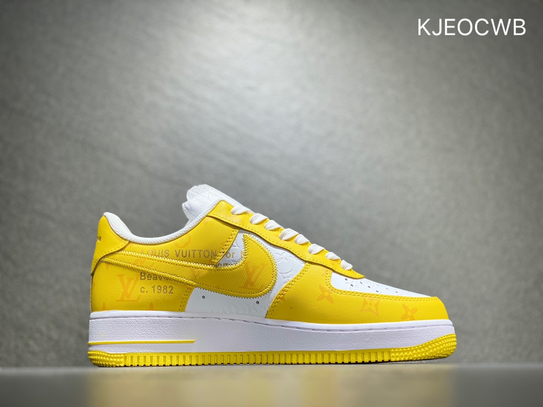 300 Lv x Nike Air Force 1 Low 路易斯威登驴牌LV联名空军一号LD-0212