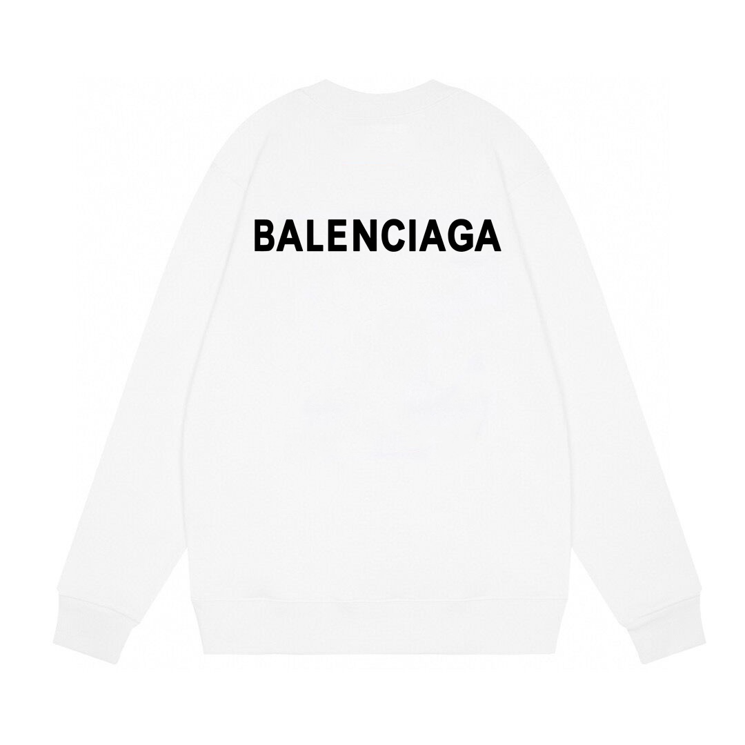 190 Balenciaga/巴黎世家秋冬新款前后字母印花经典