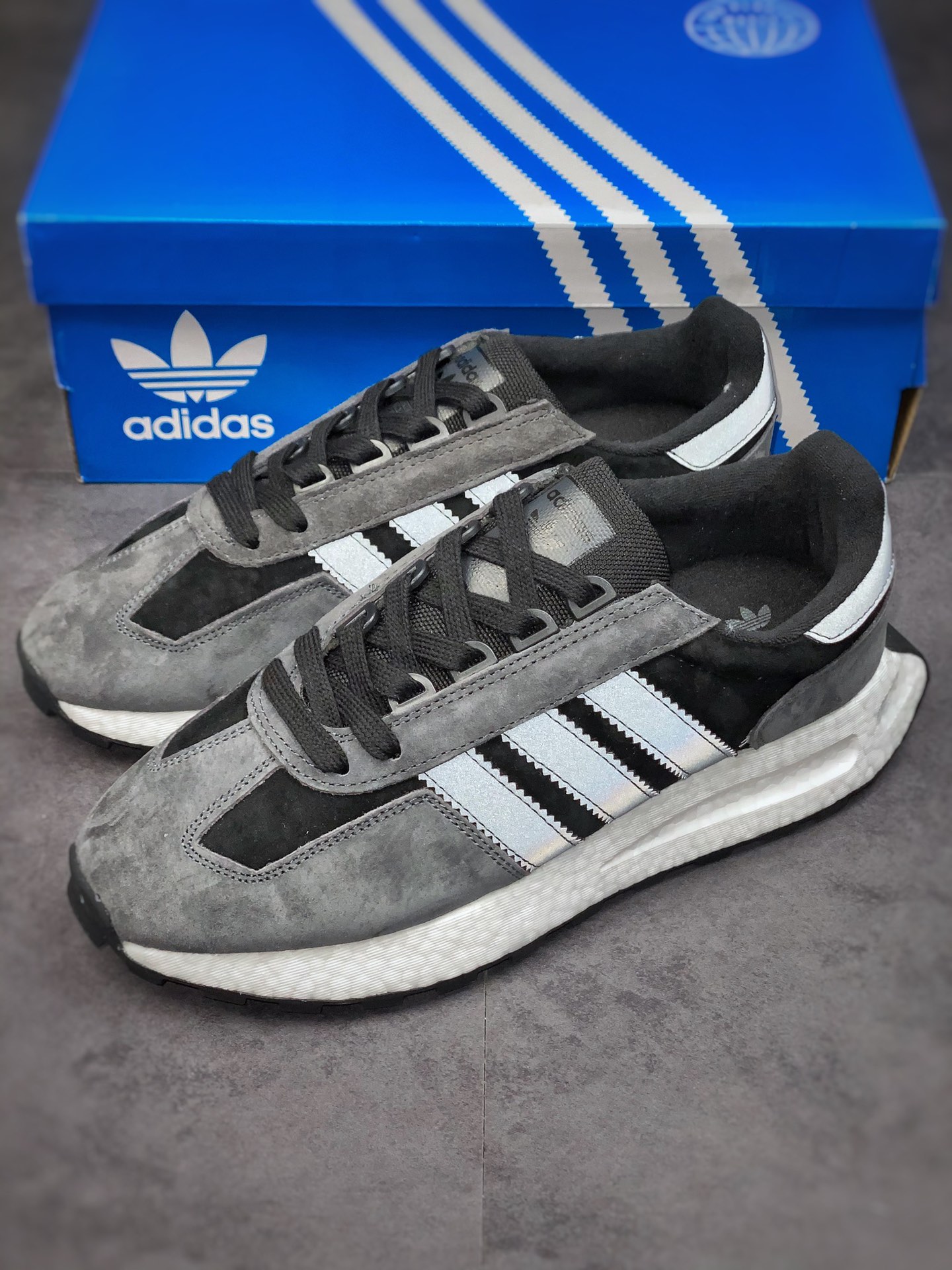 adidas Racing E5 Boost Prototype speed light retro series GW1725