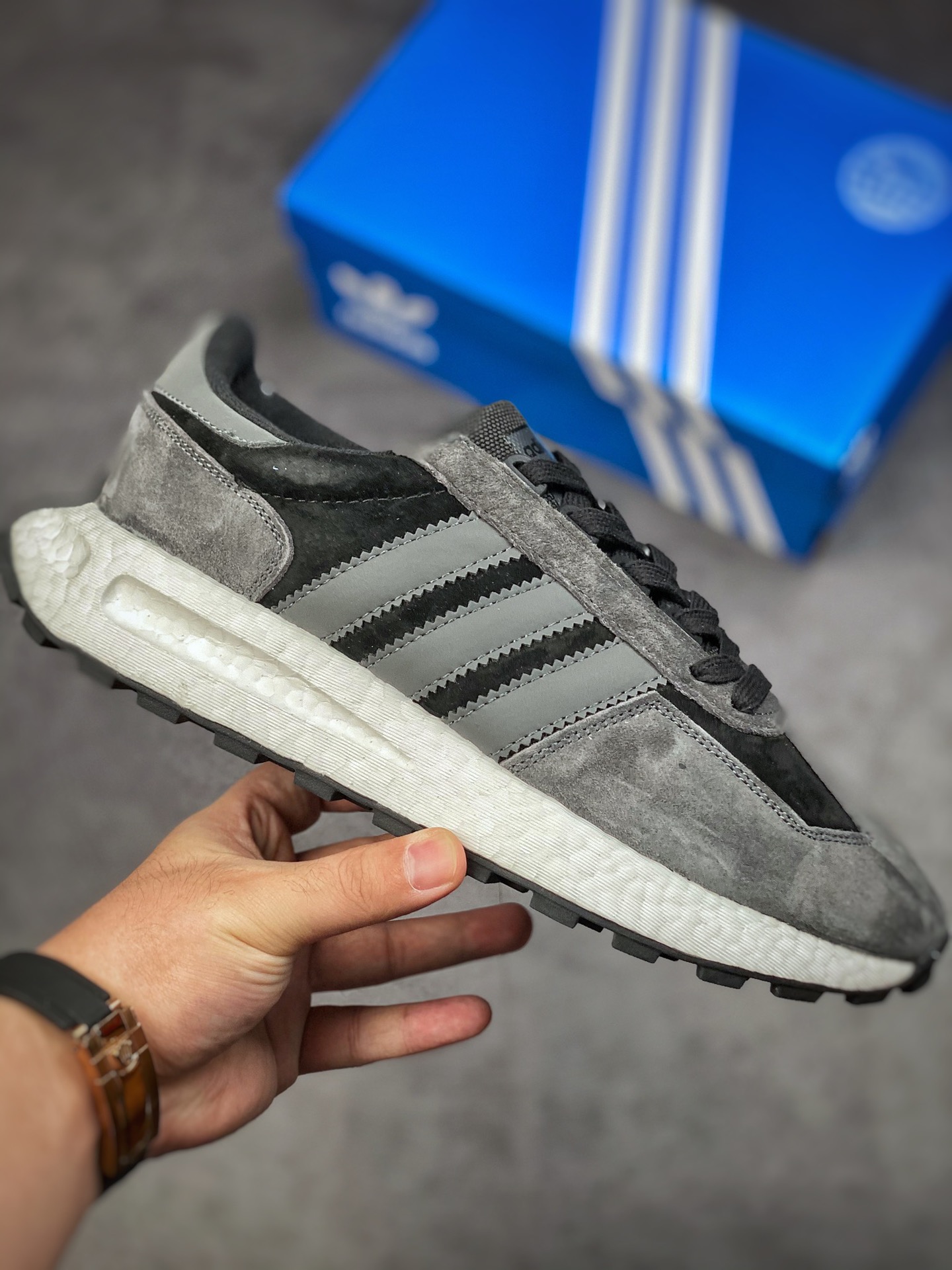 adidas Racing E5 Boost Prototype speed light retro series GW1725