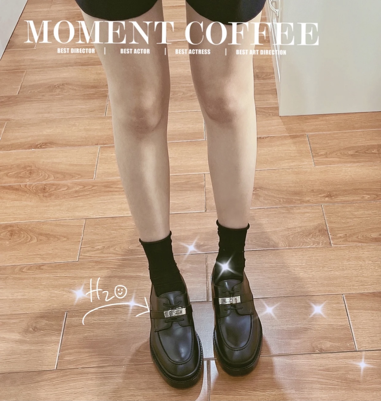 NO:232949,Black and silver First kelly Oxford shoes, super hot H brand... Official website buckle flat lock leather shoes, loafers, loafers19860909黑银First kelly 牛津鞋,超级爆款 H牌..官网款扣平底锁扣小皮鞋 乐福鞋,乐福鞋,loafers,Women's Shoes