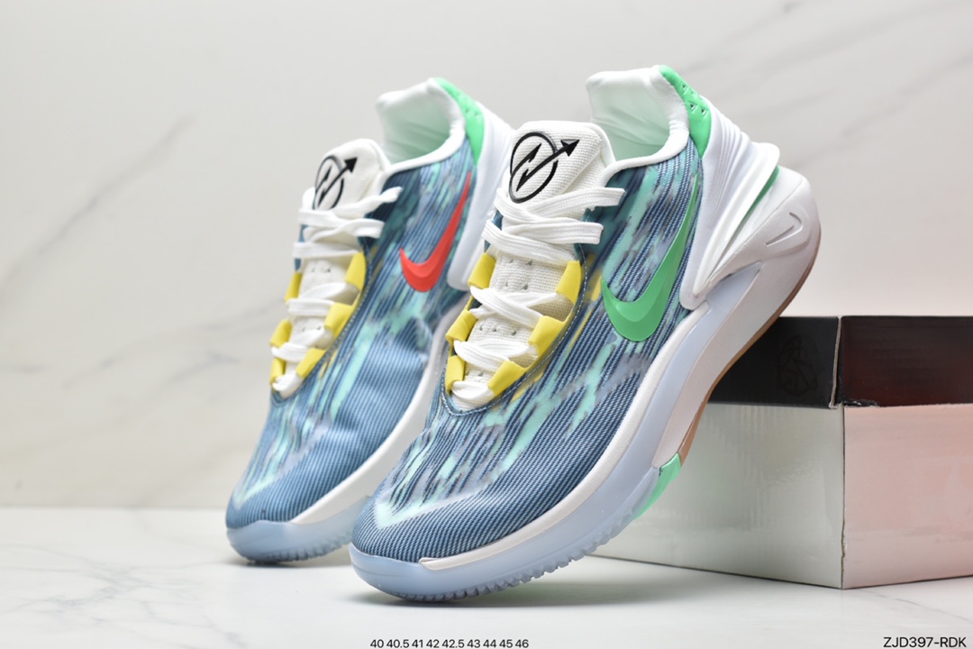 240 nike Air Zoom GT Cut 2 二代缓震实战篮球鞋 嫩绿 DJ6015-101
