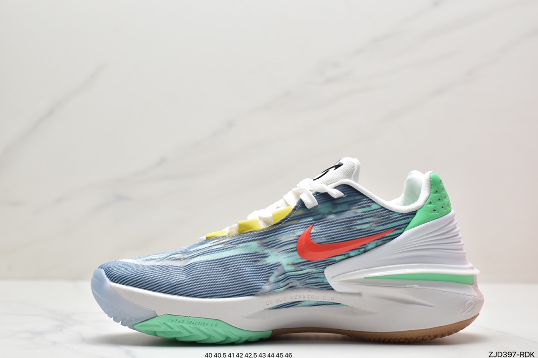 240 nike Air Zoom GT Cut 2 二代缓震实战篮球鞋 嫩绿 DJ6015-101