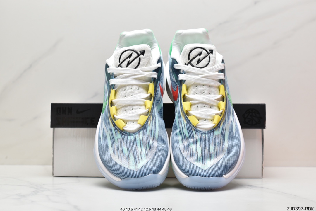 240 nike Air Zoom GT Cut 2 二代缓震实战篮球鞋 嫩绿 DJ6015-101