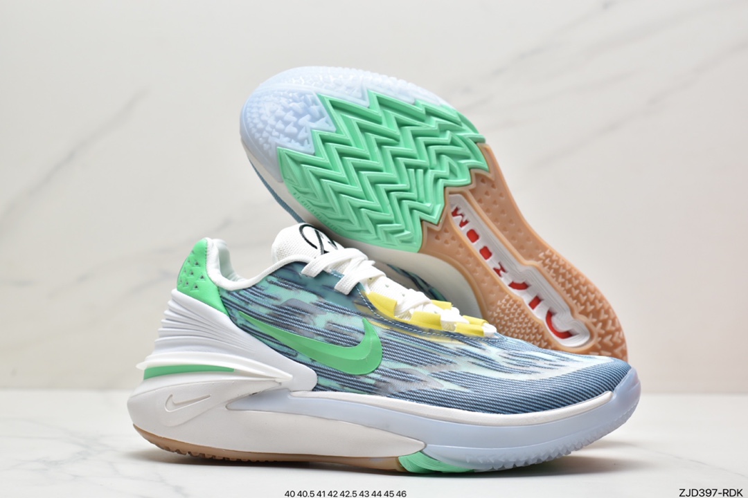 240 nike Air Zoom GT Cut 2 二代缓震实战篮球鞋 嫩绿 DJ6015-101