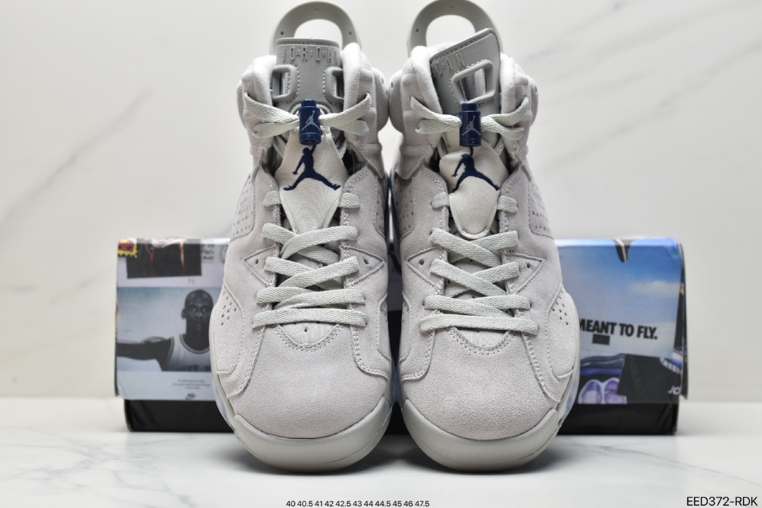 370 Air Jordan 6 Retro ”Georgetown” AJ6 乔6乔治城灰蓝 CT8529-012