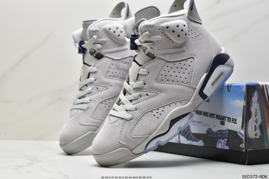 370 Air Jordan 6 Retro ”Georgetown” AJ6 乔6乔治城灰蓝 CT8529-012