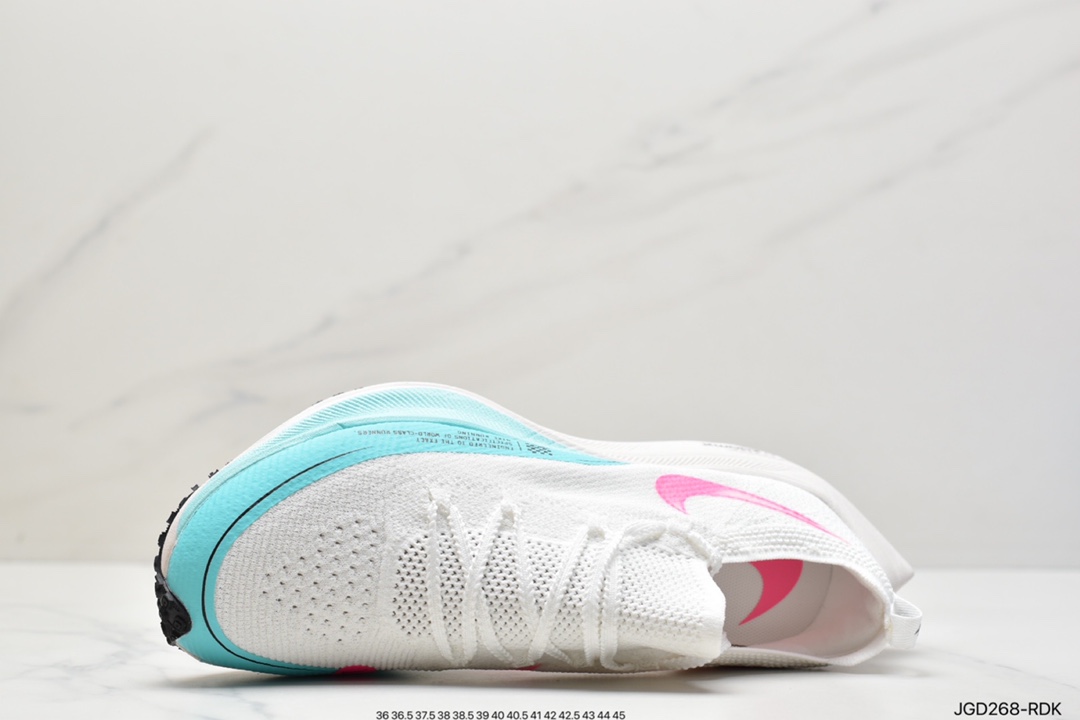 180 耐克Nk ZoomX Vaporfly NEXT％ 4.0 马拉松透气运动跑鞋 DM4386-995