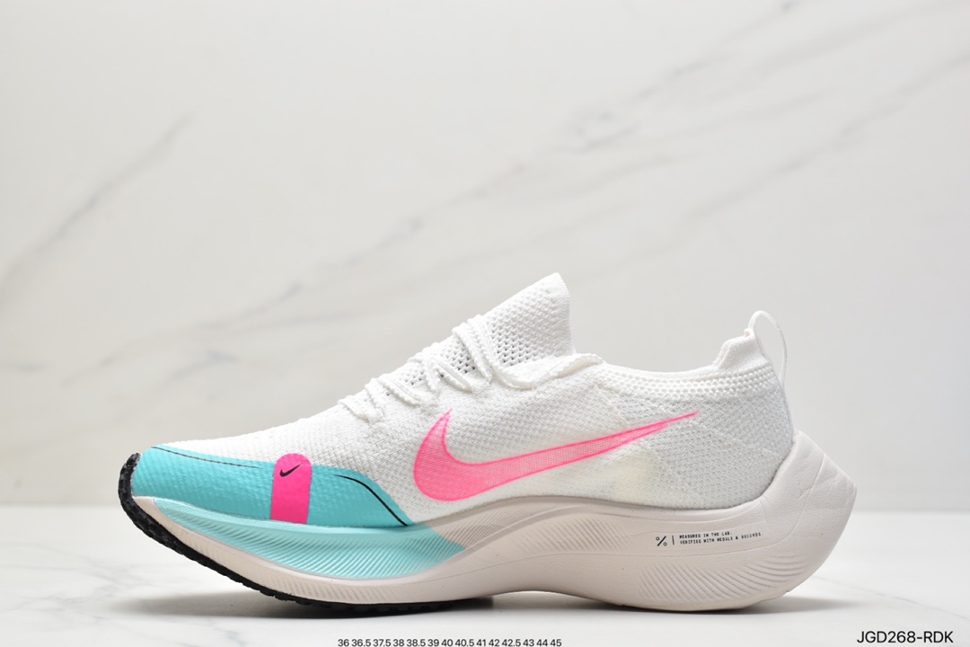 180 耐克Nk ZoomX Vaporfly NEXT％ 4.0 马拉松透气运动跑鞋 DM4386-995