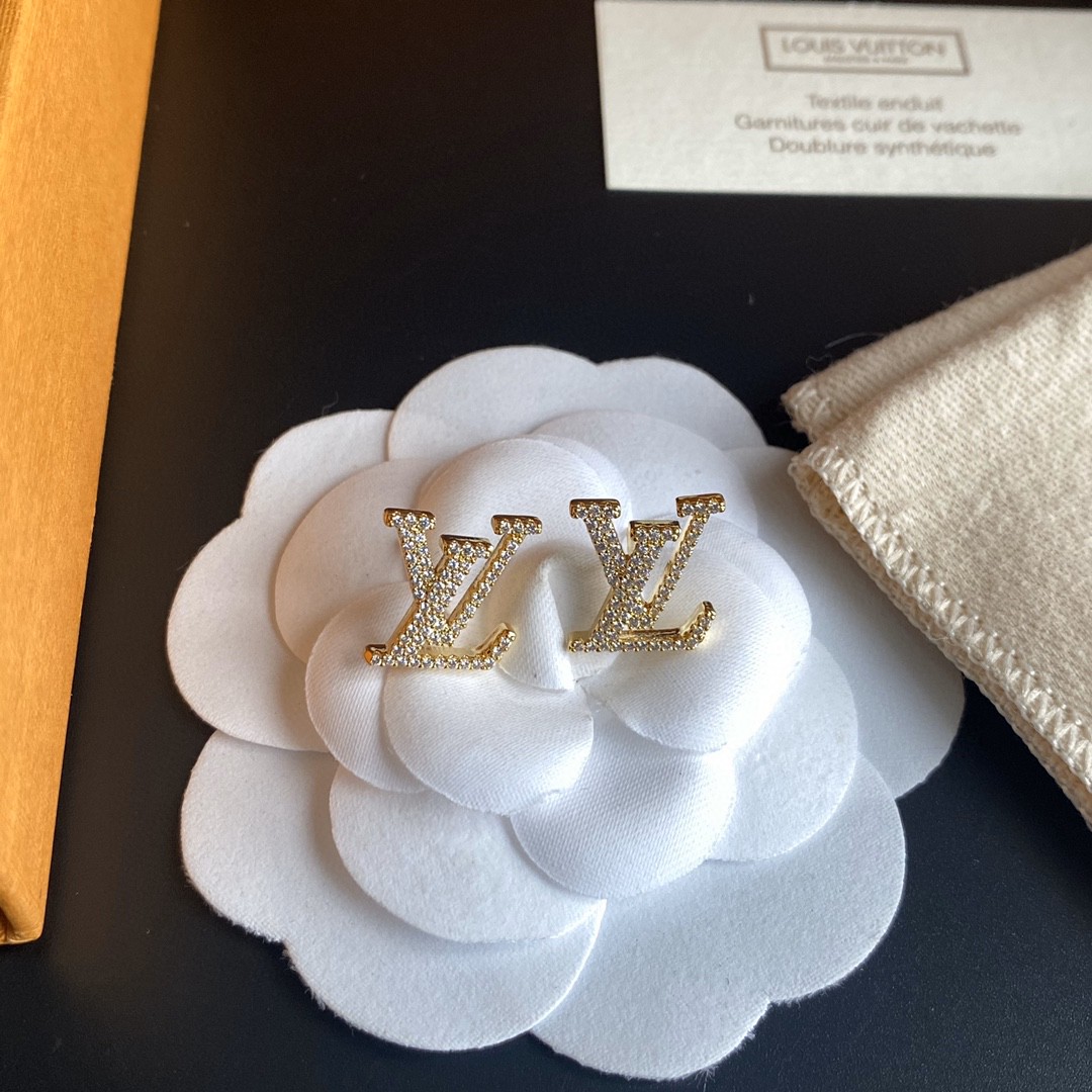 Louis Vuitton Jewelry Earring 925 Silver Vintage