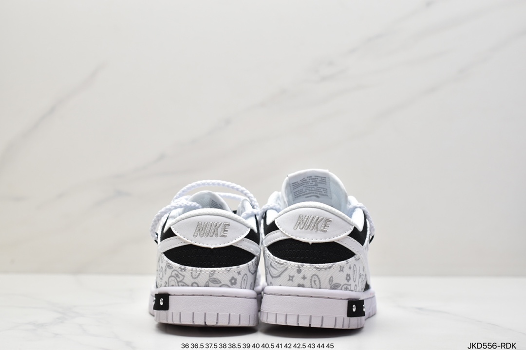 160 耐克Nike SB Dunk Low ESS”White Paisley”扣篮系列低帮休闲运动滑板板鞋DJ9955-100