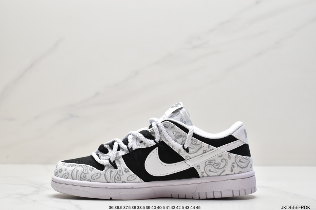 160 耐克Nike SB Dunk Low ESS”White Paisley”扣篮系列低帮休闲运动滑板板鞋DJ9955-100