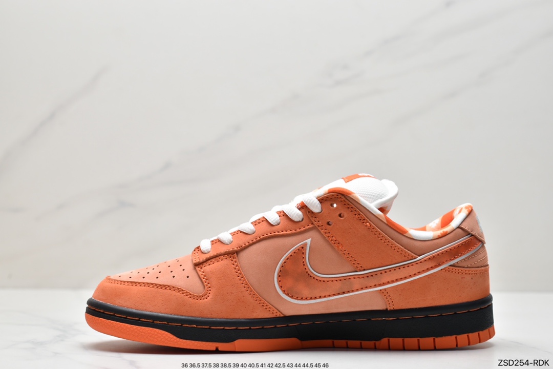 320 Top版本Dunk SB橙龙虾 波士顿知名鞋店重磅联名 Concepts x Nike SB Dunk Low ”Orange Lobster” 橙龙虾 FD8776-800