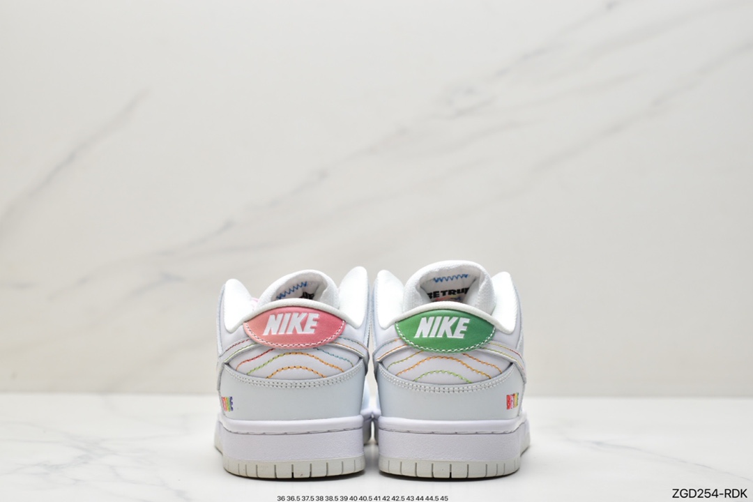 290 SB Dunk LOW Pro“BETRUE”复古休闲板鞋刮刮乐 白色情侣款DR4876-100