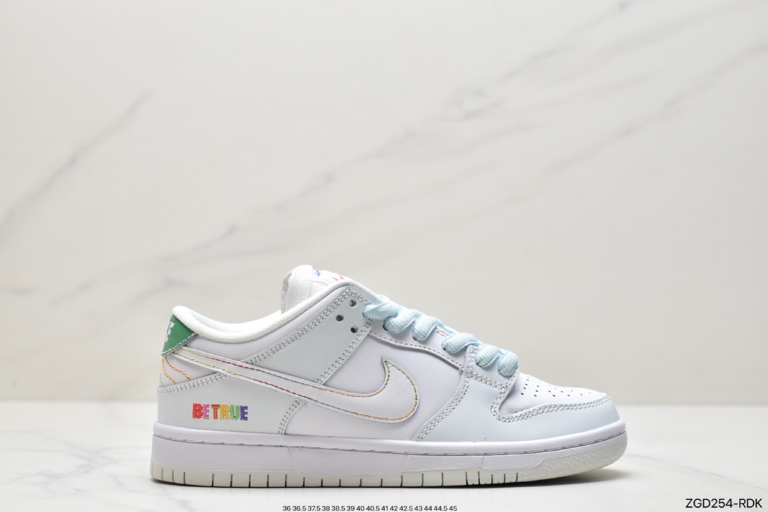 290 SB Dunk LOW Pro“BETRUE”复古休闲板鞋刮刮乐 白色情侣款DR4876-100