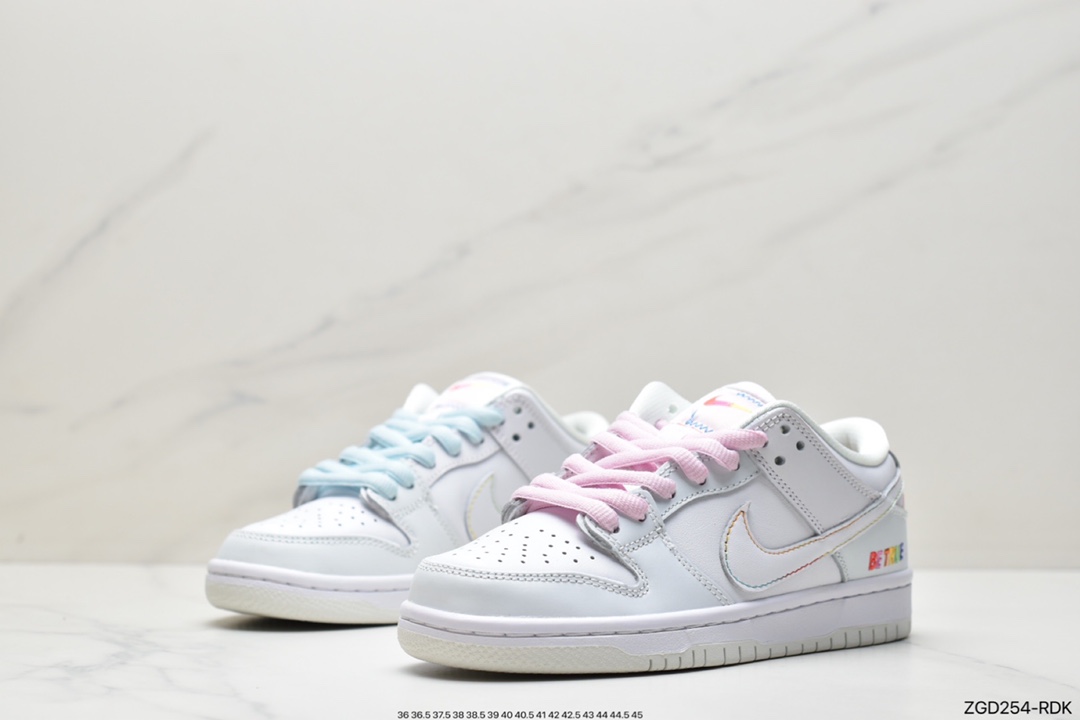 290 SB Dunk LOW Pro“BETRUE”复古休闲板鞋刮刮乐 白色情侣款DR4876-100