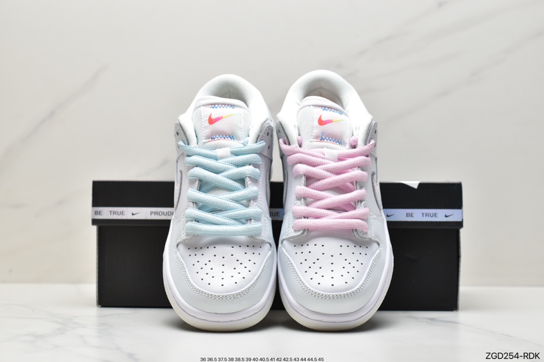 290 SB Dunk LOW Pro“BETRUE”复古休闲板鞋刮刮乐 白色情侣款DR4876-100
