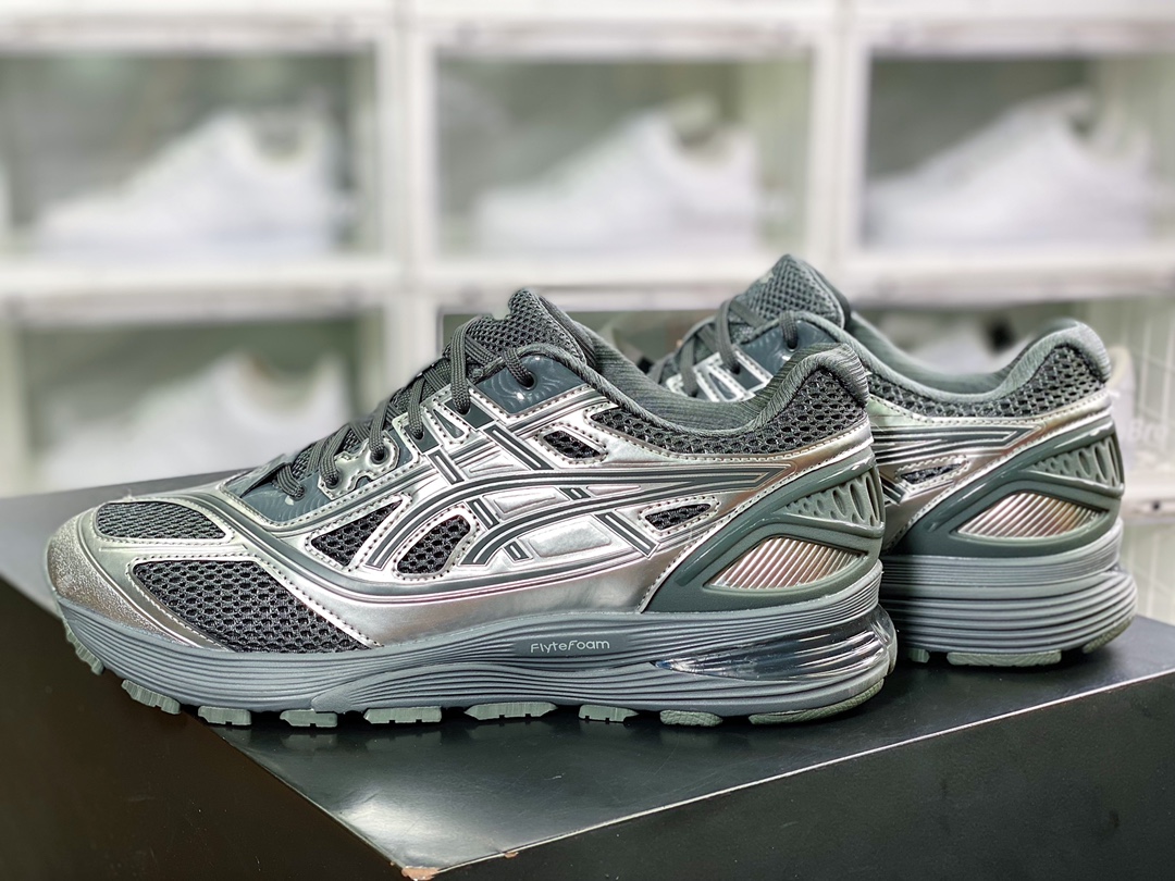 Kiko Kostadinov x Asics Gel-Korika Silver 1023A010-020 Retro Casual Fashion Sneakers