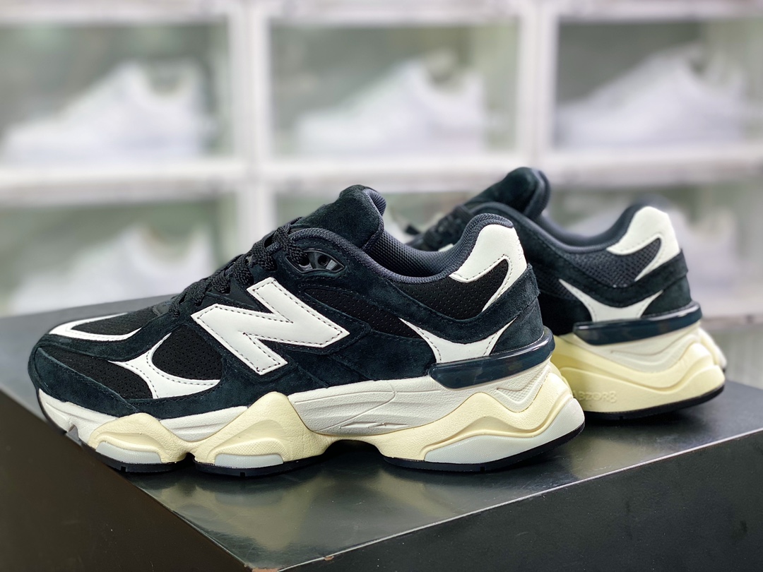 9060”Black White” series retro all-match daddy style casual sports running shoes ”black and white” U9060AAA