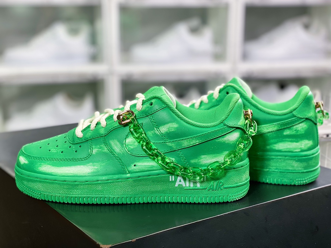260 Air Force 1 07 LV8”Grass Green”空军一号经典低帮百搭休闲运动板鞋“做旧草绿鞋链”CW2288-111