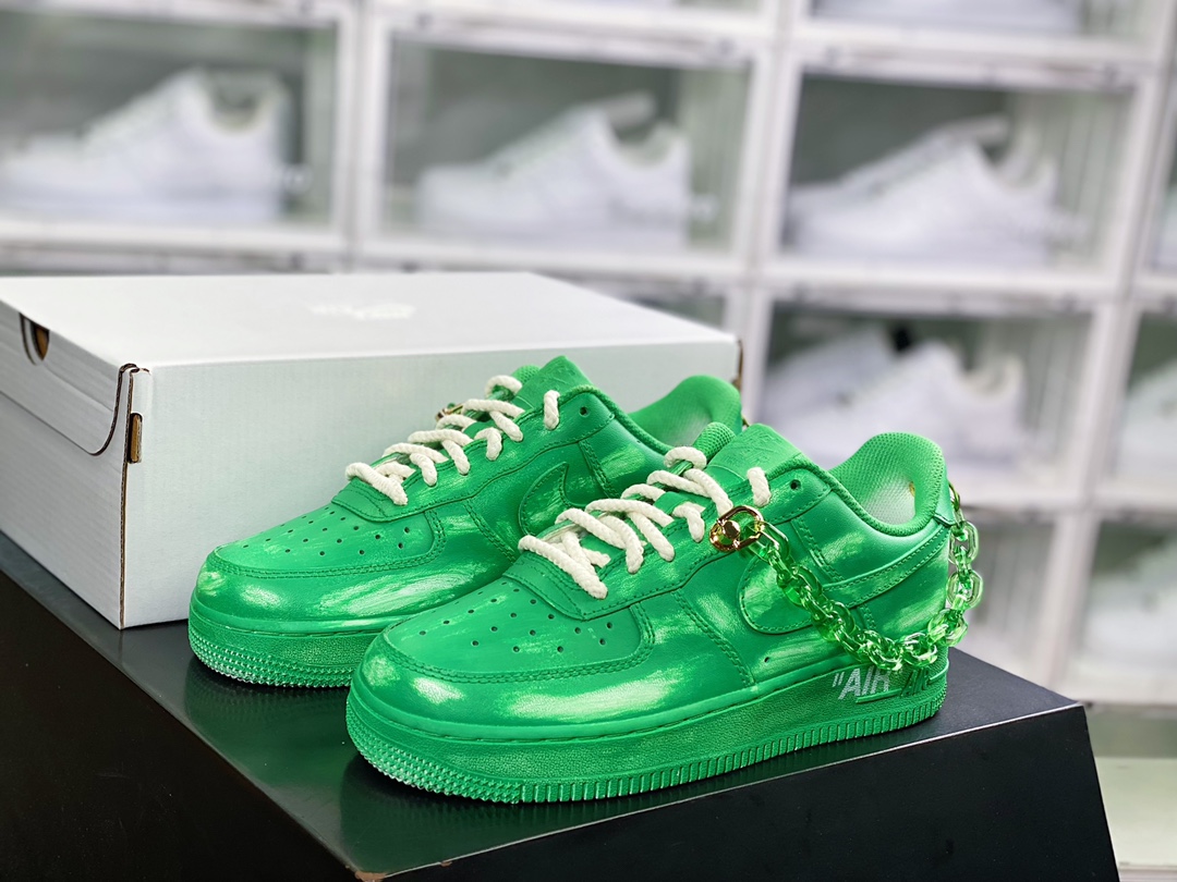 260 Air Force 1 07 LV8”Grass Green”空军一号经典低帮百搭休闲运动板鞋“做旧草绿鞋链”CW2288-111