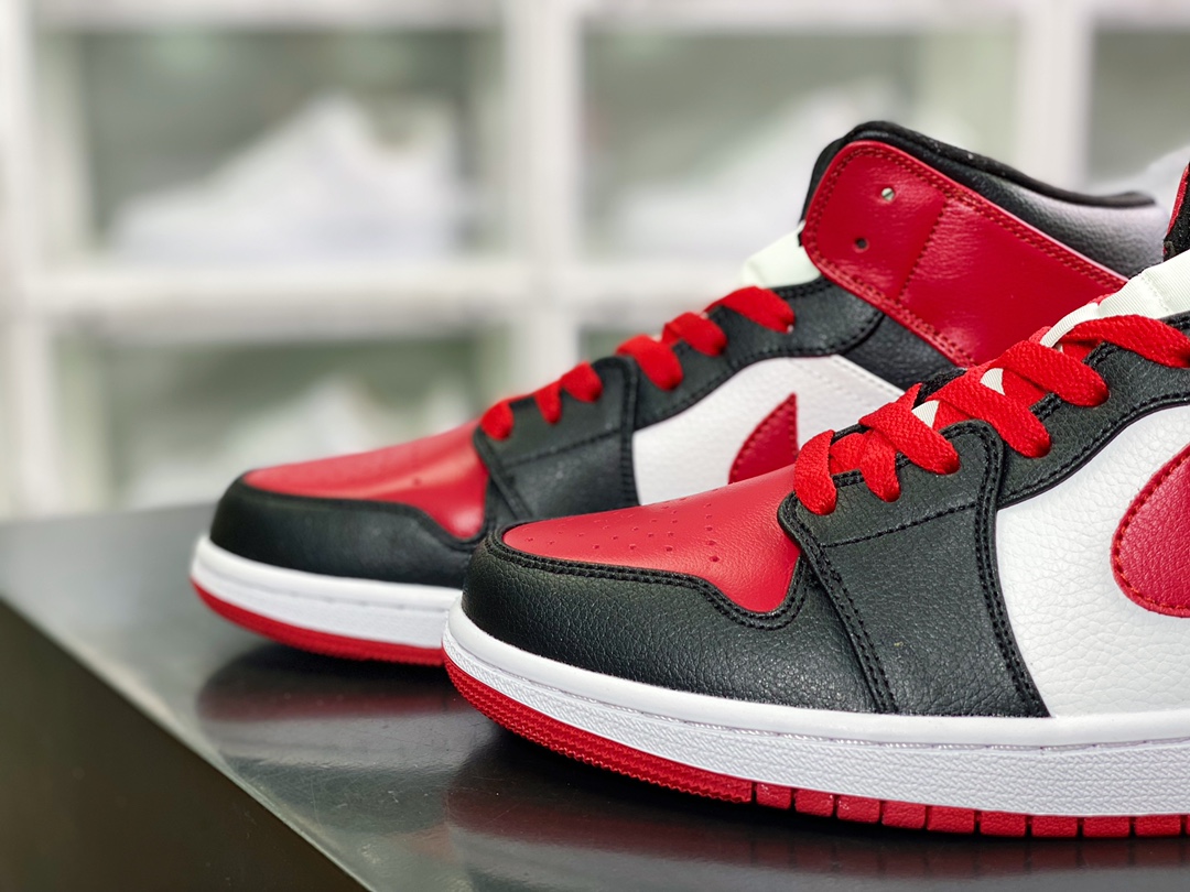 240  Wmns Air Jordan 1 Mid GS”Light Smoke Grey ”AJ1乔丹一代中帮经典复古文化休闲运动篮球鞋BQ6472-079