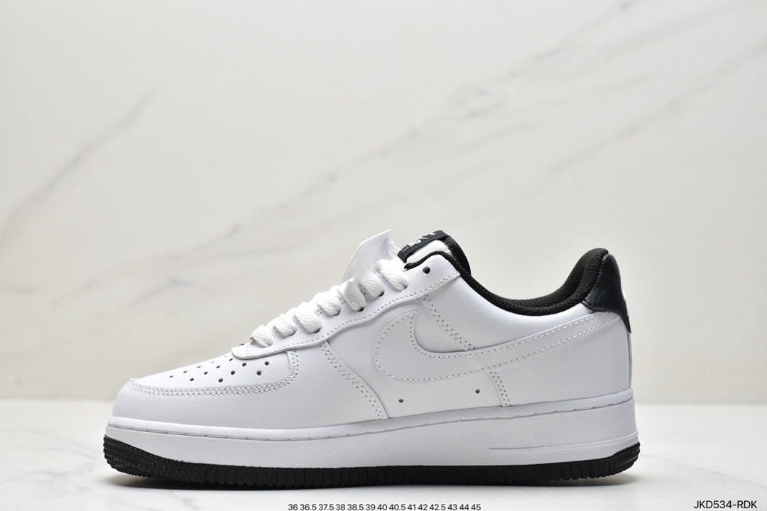160 耐克Nike Air Force 1 '07 Low”White/Black”空军一号经典低帮百搭休闲运动板鞋DR9867-102