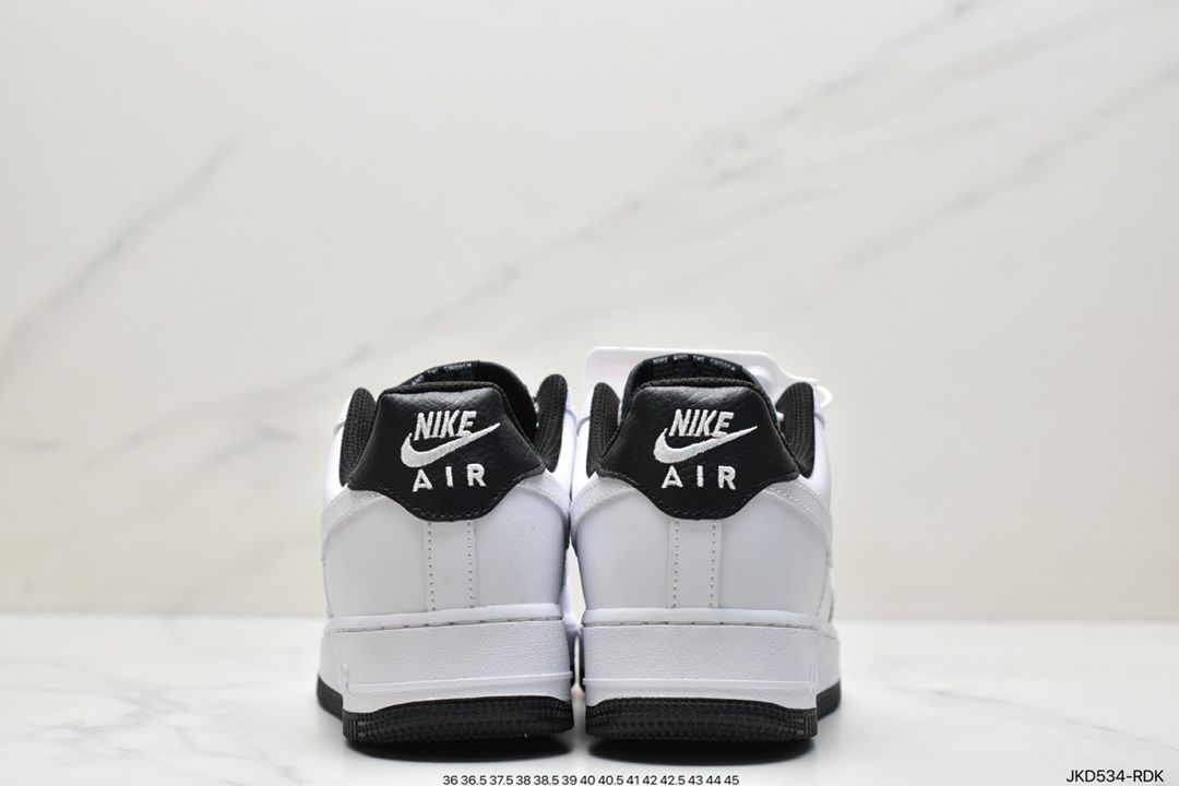 160 耐克Nike Air Force 1 '07 Low”White/Black”空军一号经典低帮百搭休闲运动板鞋DR9867-102