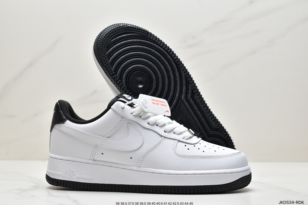 160 耐克Nike Air Force 1 '07 Low”White/Black”空军一号经典低帮百搭休闲运动板鞋DR9867-102