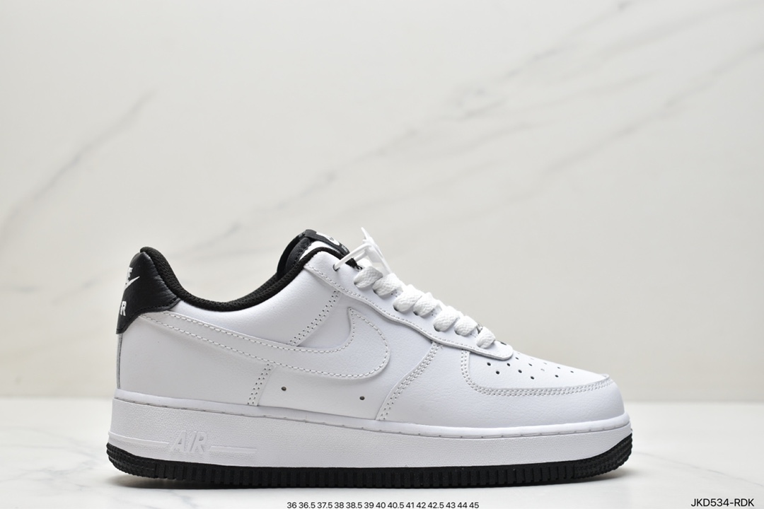 160 耐克Nike Air Force 1 '07 Low”White/Black”空军一号经典低帮百搭休闲运动板鞋DR9867-102