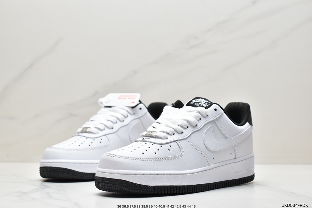 160 耐克Nike Air Force 1 '07 Low”White/Black”空军一号经典低帮百搭休闲运动板鞋DR9867-102