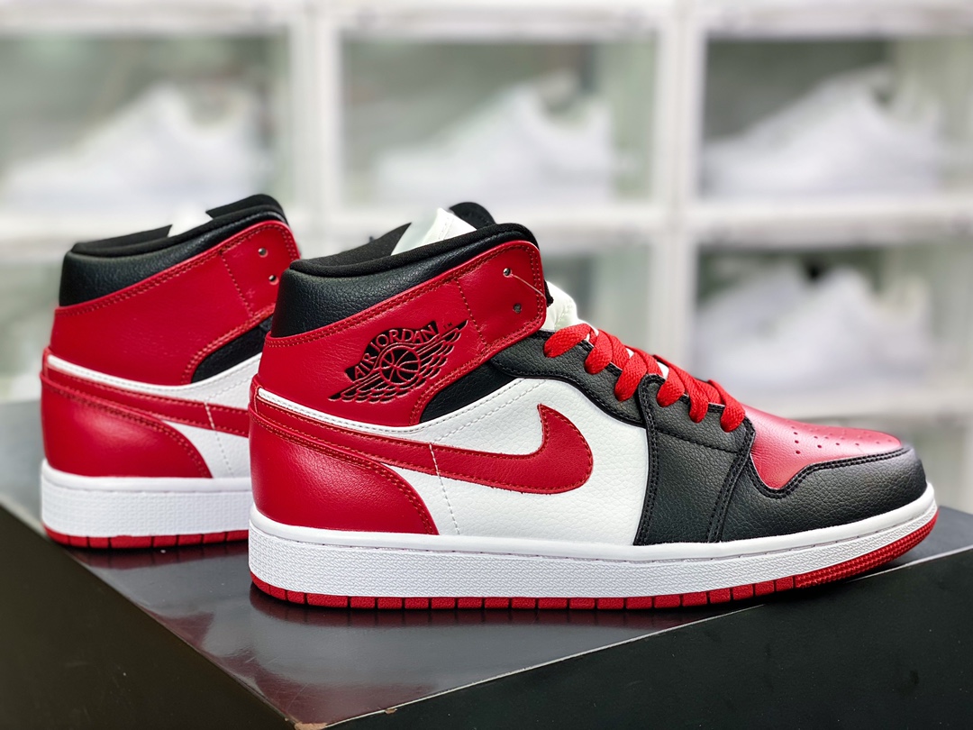 240  Wmns Air Jordan 1 Mid GS”Light Smoke Grey ”AJ1乔丹一代中帮经典复古文化休闲运动篮球鞋BQ6472-079