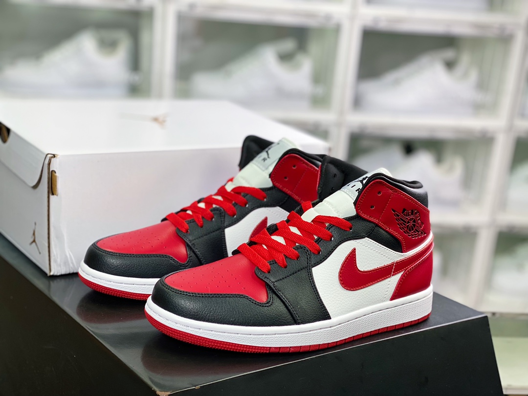 240  Wmns Air Jordan 1 Mid GS”Light Smoke Grey ”AJ1乔丹一代中帮经典复古文化休闲运动篮球鞋BQ6472-079