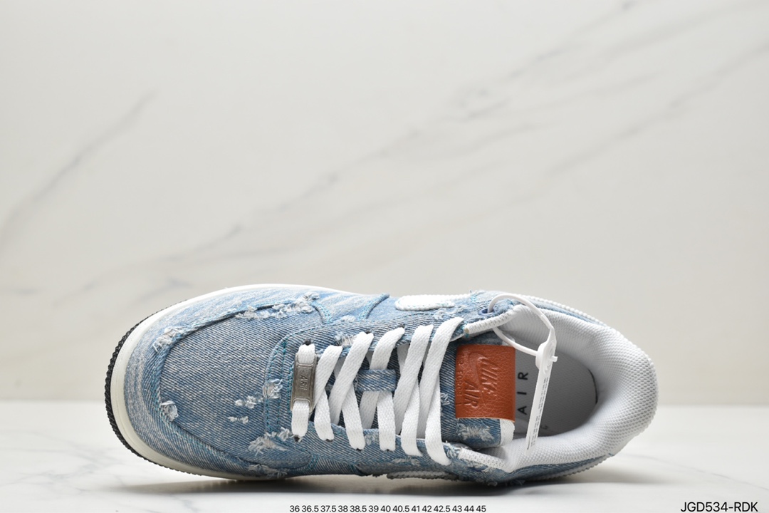 180 nike Air Force 1'07 Low 李维斯水洗做旧低帮板鞋 316122-333