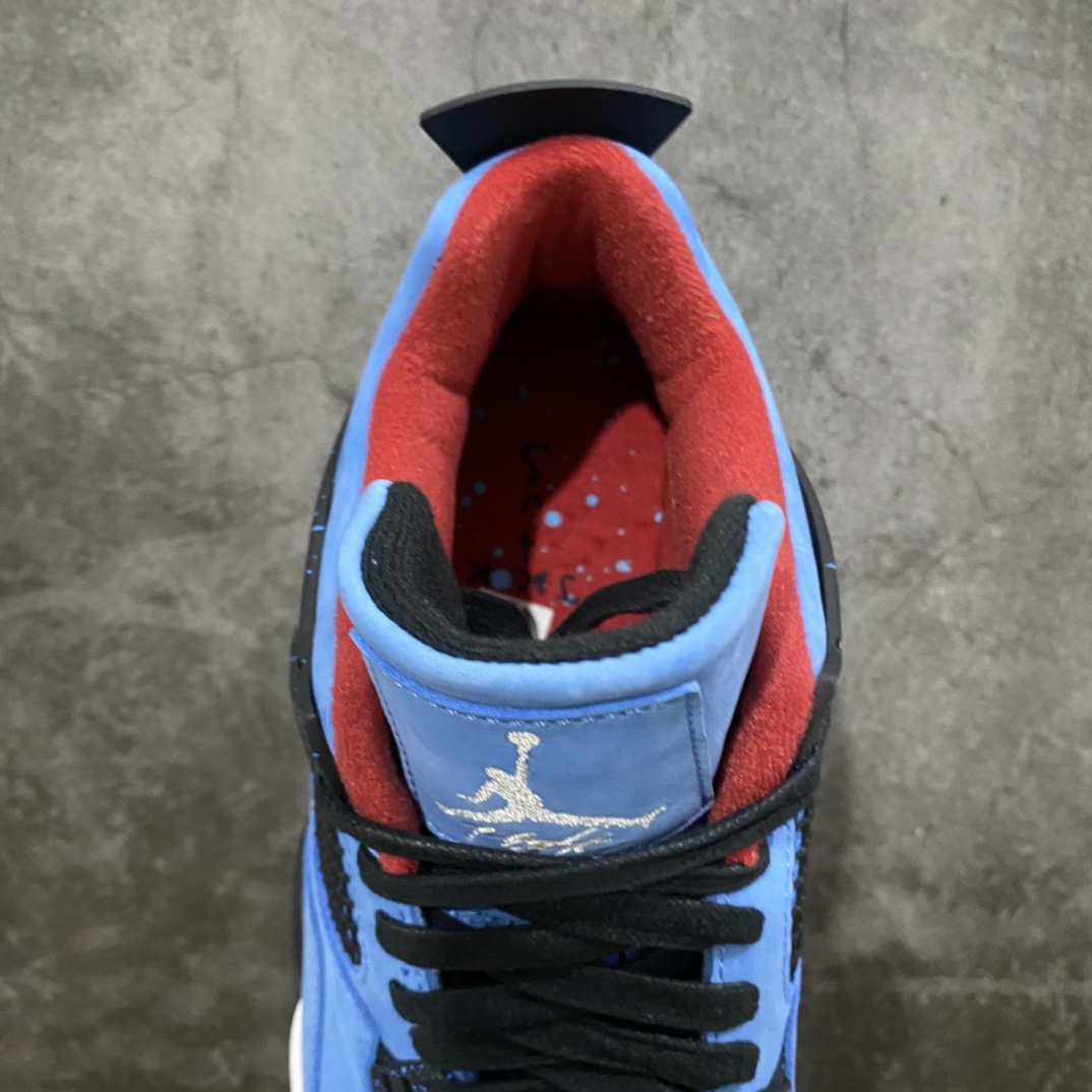 图片[6]-DT纯原出货Travis Scott x Air Jordan 4 TS x AJ4蓝麂皮 308497-406 尺码：40-47.5-选品中心