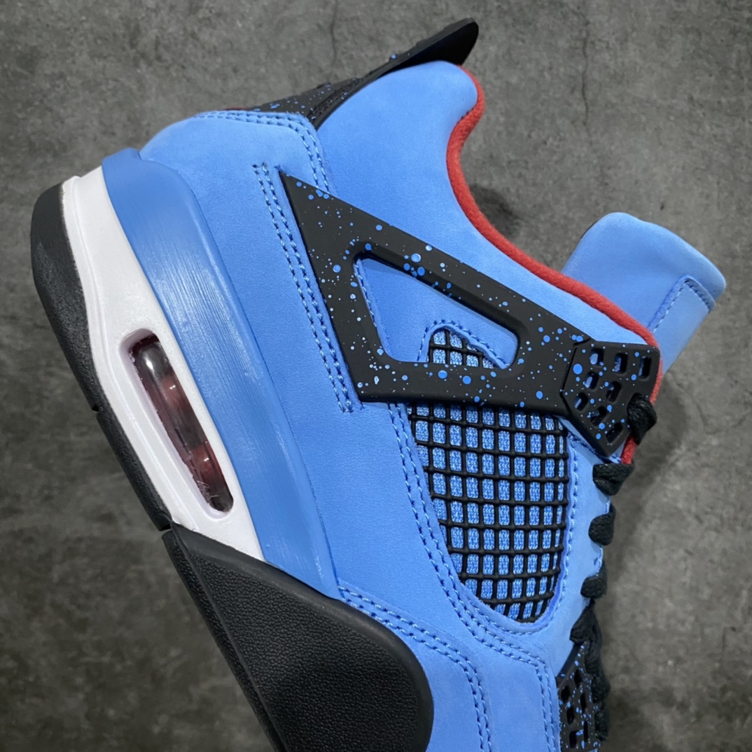 图片[8]-DT纯原出货Travis Scott x Air Jordan 4 TS x AJ4蓝麂皮 308497-406 尺码：40-47.5-选品中心