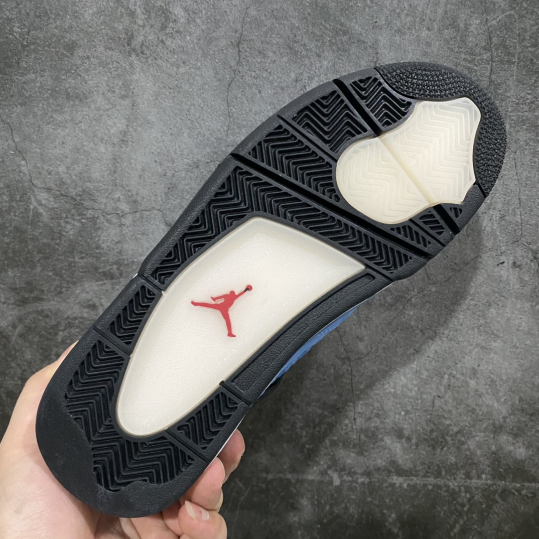图片[9]-DT纯原出货Travis Scott x Air Jordan 4 TS x AJ4蓝麂皮 308497-406 尺码：40-47.5-选品中心