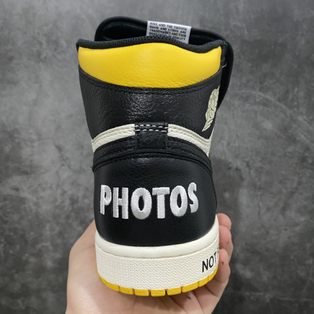 图片[4]-Air Jordan AJ1 NRG “No L’s” 禁止转卖黑黄 861428-107 细节百分百区别市面 刺绣 排气孔 鞋带口 皮料裁剪 大底纹路 车线 印刷 飞翼 中底 背胶 公司工艺无需多言 碾压各路复刻 入了正品朋友不妨自行对比 尺码 40 40.5 41 42 42.5 43 44 44.5 45 46 47.5-选品中心